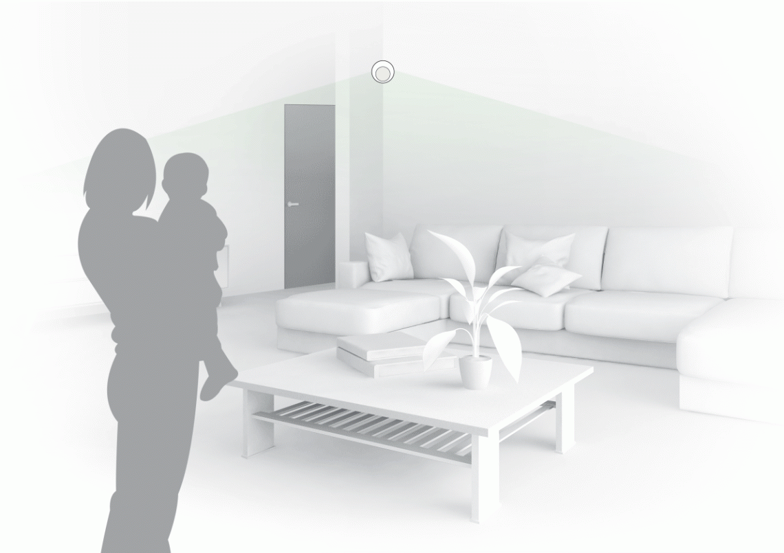 MyCond Smart Zigbee PIR motion sensor for automated home systems.