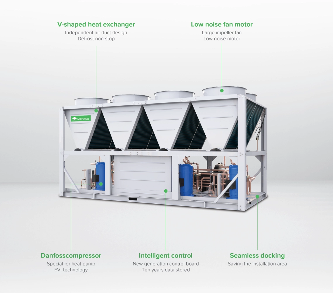 MyCond YHE MCU500YHE with V-shaped heat exchanger