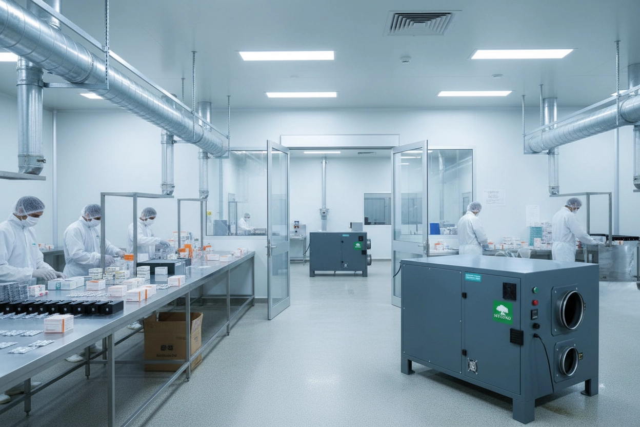 Air dehumidifier adsorption for industrial facilities Mycond DESS