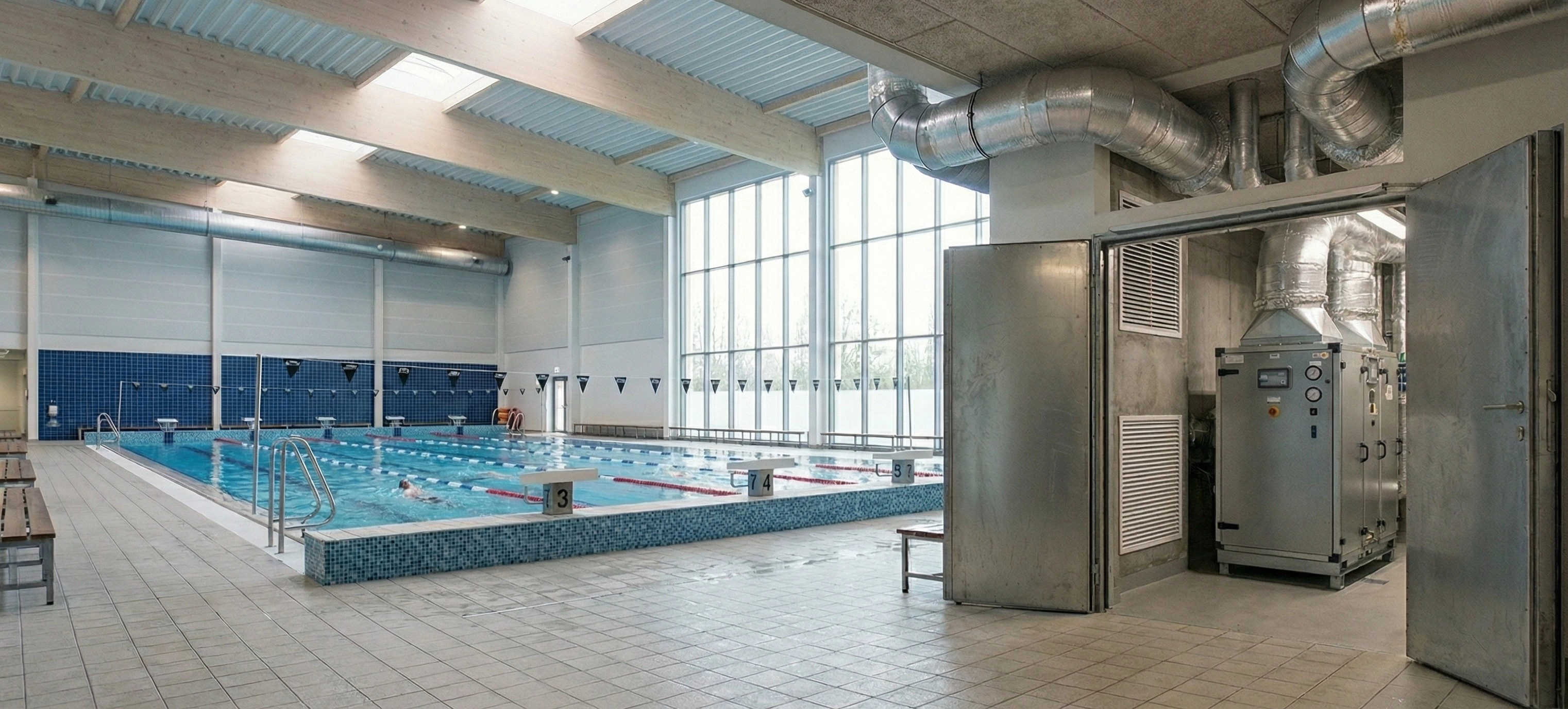 Air dehumidifier anticorrosion heat exchanger humid operation Mycond MID MSP