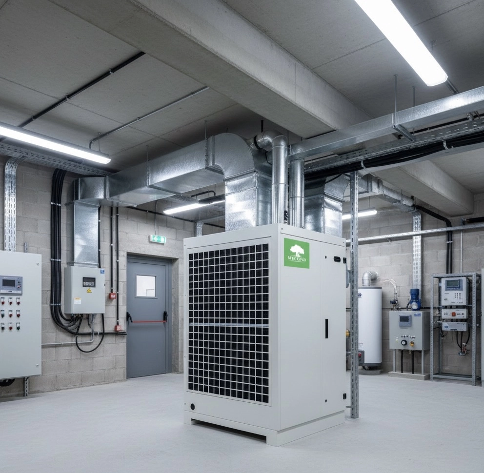 Air dehumidifier with pressure control system manometers Mycond MID MSP