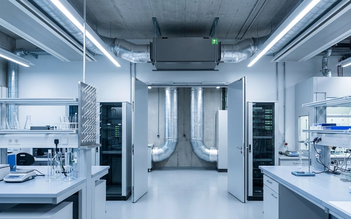 Duct dehumidifier for swimming pools with high dehumidification intensity Mycond MSHAC