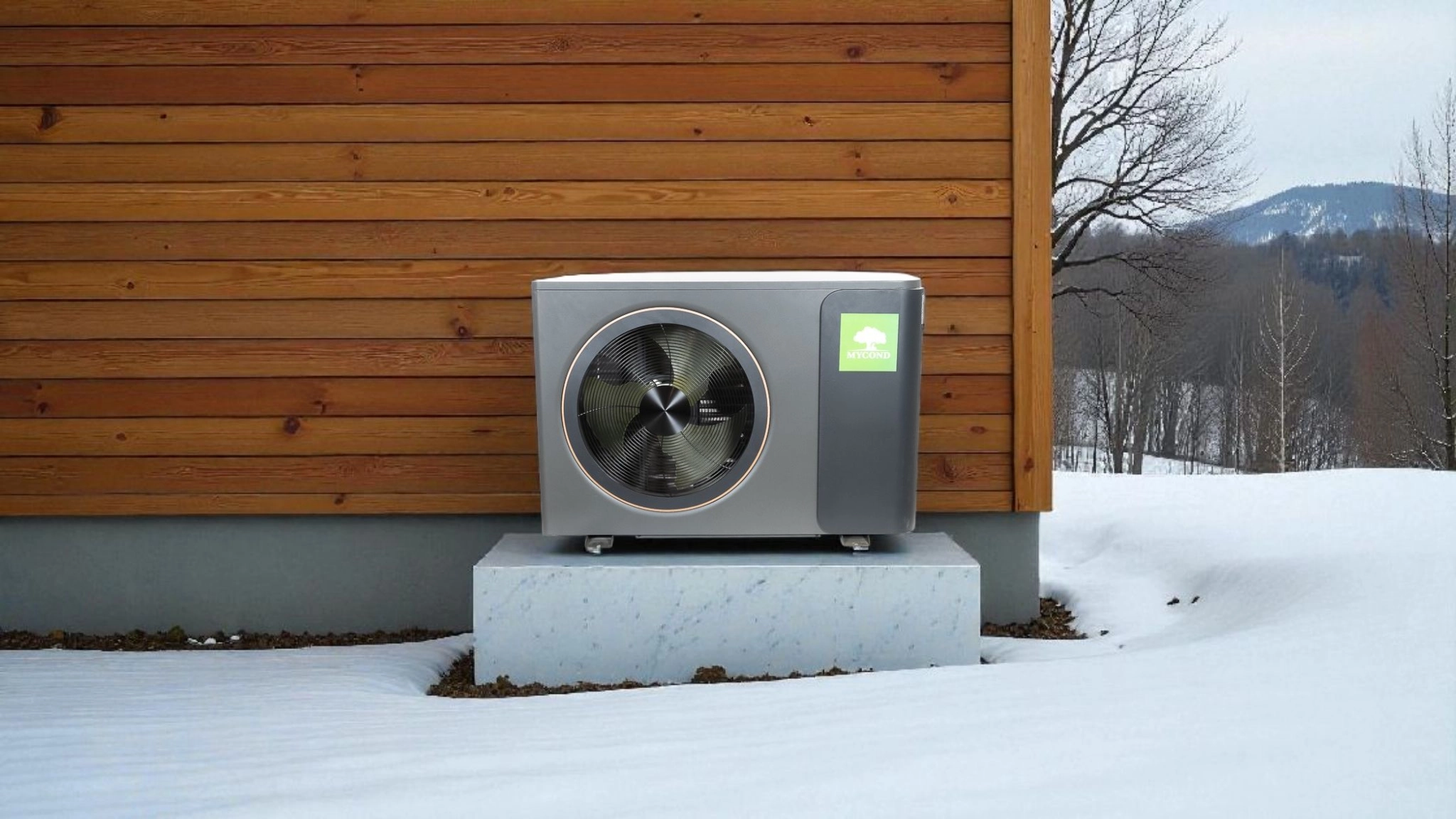 Heat pump for commercial buildings and apartments Mycond MBasic