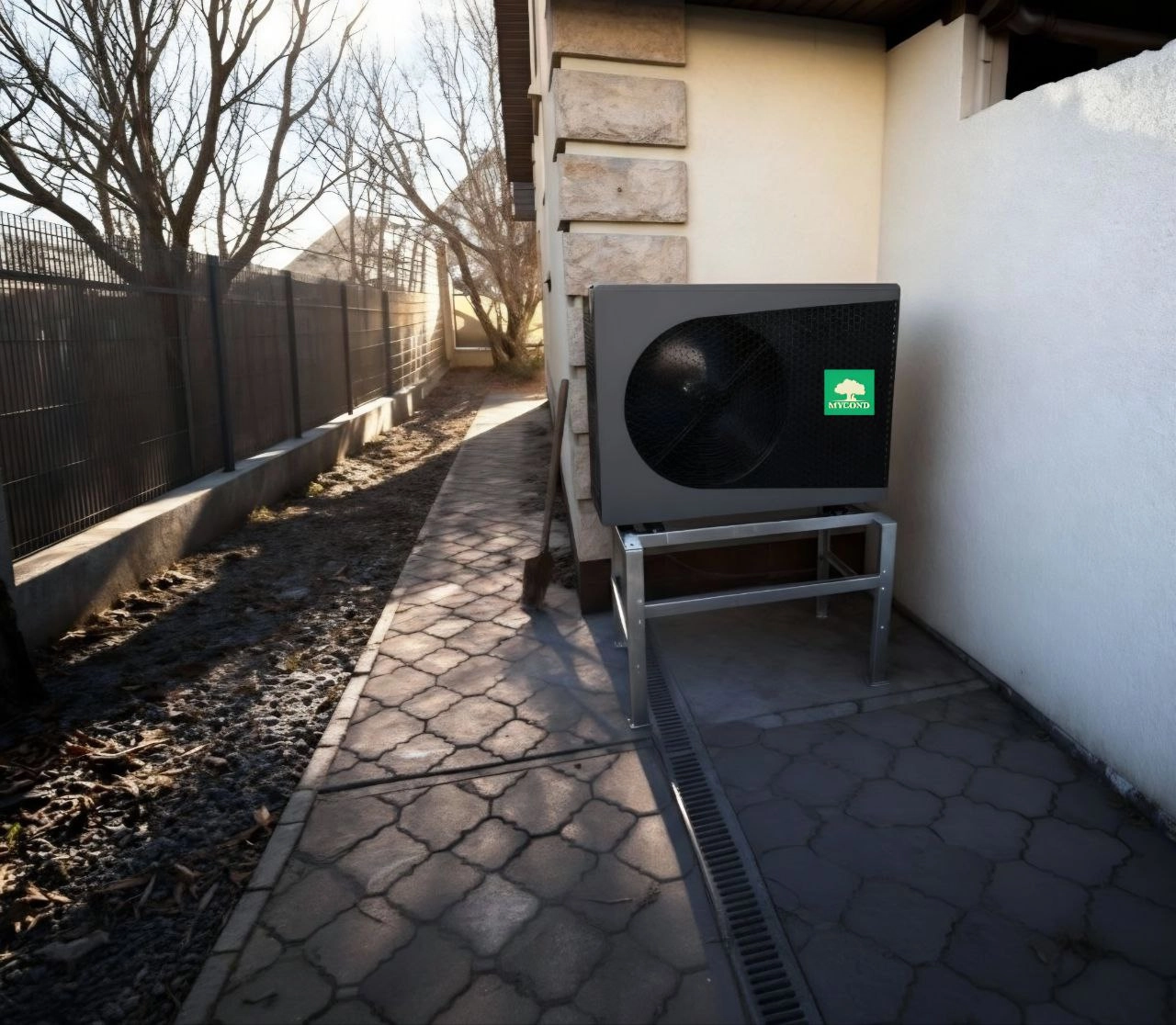 Heat pump for winter and summer with high performance by Mycond BeeThermic