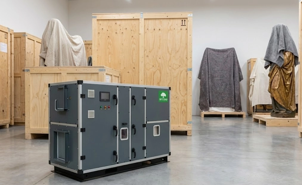 Rotary adsorption air dehumidifier for controlled zones Mycond DESS