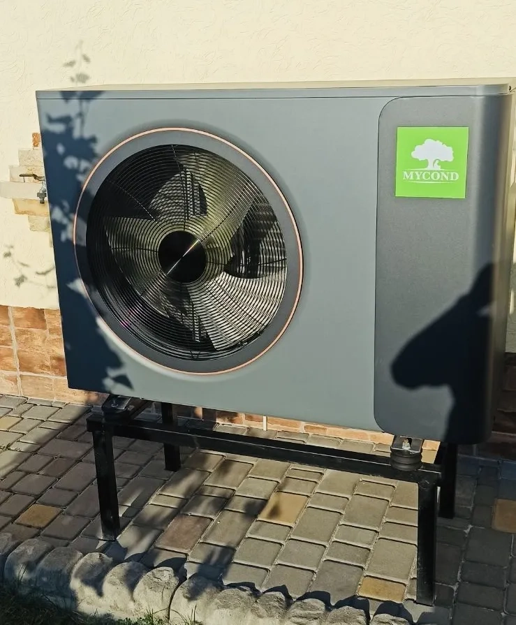 Residential home with Mycond Heat pump MBasic